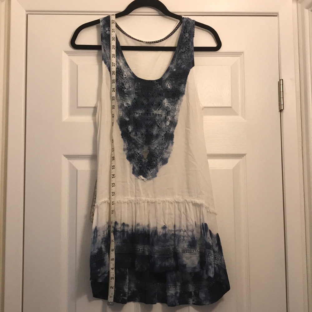 Tie Dye crochet shirt